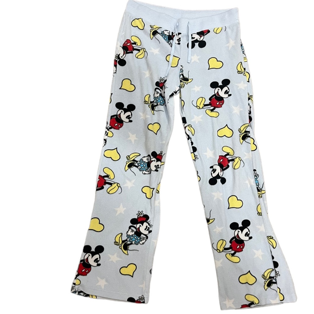 DISNEY MICKEY & MINNIE FLEECE PJ PANTS